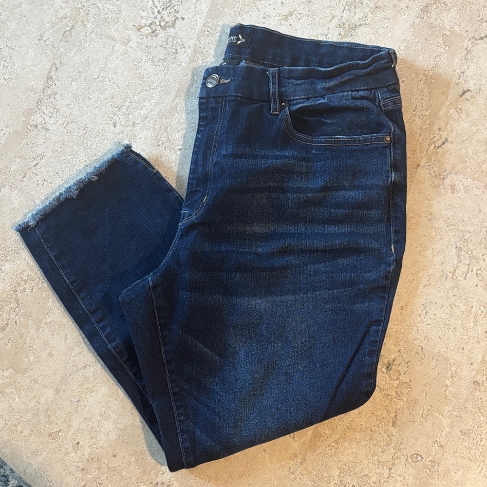 Nanette Lepore size 14 Belle High Rise Crop Skinny‎ Jeans